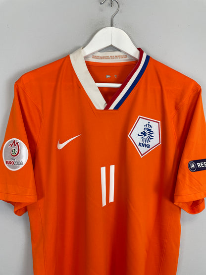 2008/10 NETHERLANDS ROBBEN #11 HOME SHIRT (XL) NIKE