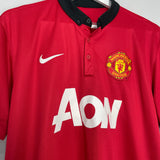 2013/14 MANCHESTER UNITED VIDIC #15 HOME SHIRT (L) NIKE