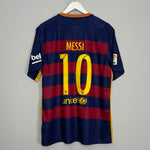 2015/16 BARCELONA MESSI #10 HOME SHIRT (XL) NIKE