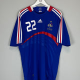 2007/08 FRANCE RIBERY #22 HOME SHIRT (XL) ADIDAS