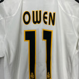 2004/05 REAL MADRID OWEN #11 *SIGNED* HOME SHIRT (S) ADIDAS