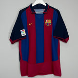 2003/04 BARCELONA RONALDINHO #10 HOME SHIRT (XL) NIKE