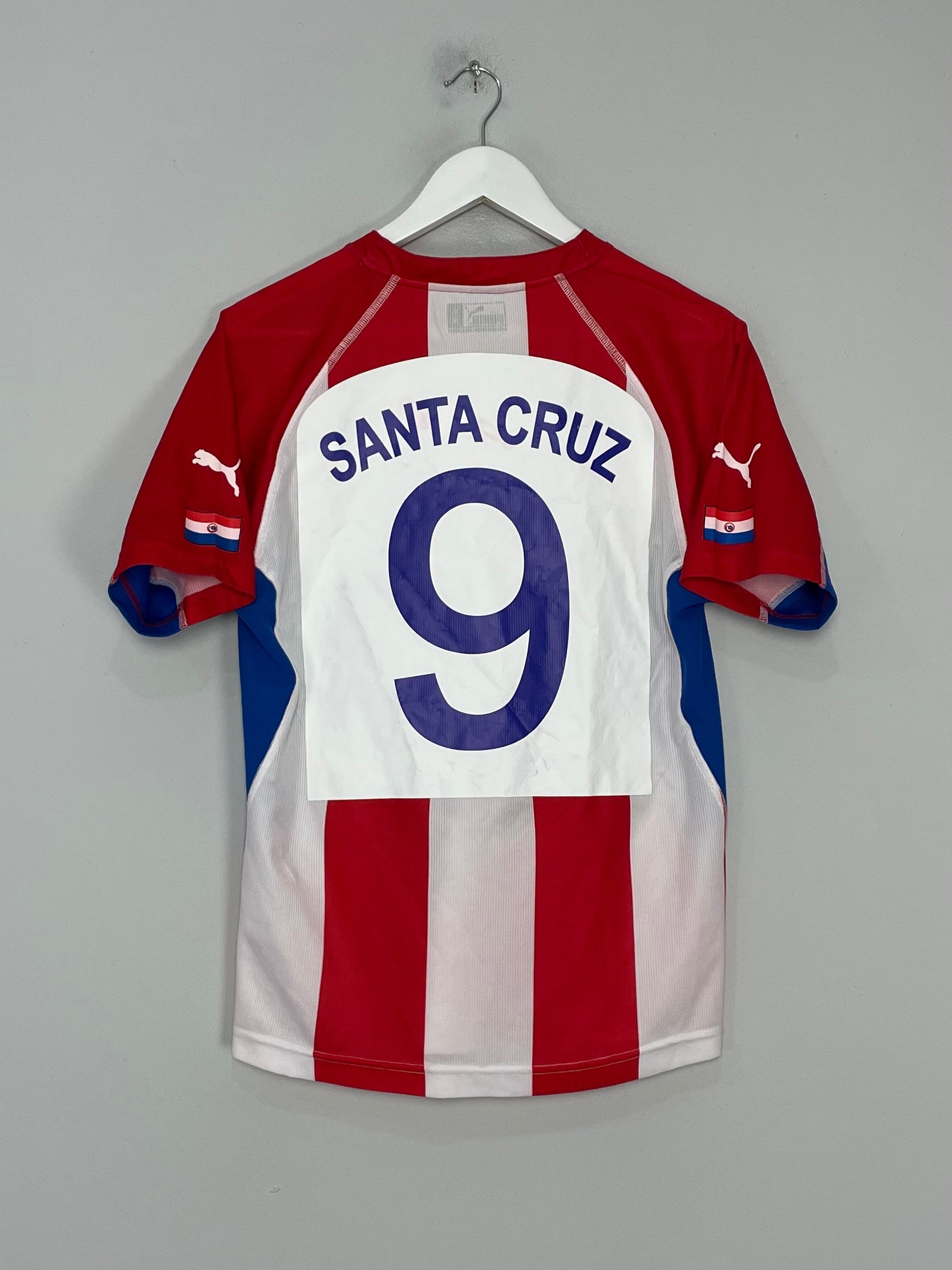 2002/03 PARAGUAY SANTA CRUZ #9 HOME SHIRT (M) PUMA