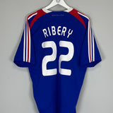 2007/08 FRANCE RIBERY #22 HOME SHIRT (XL) ADIDAS