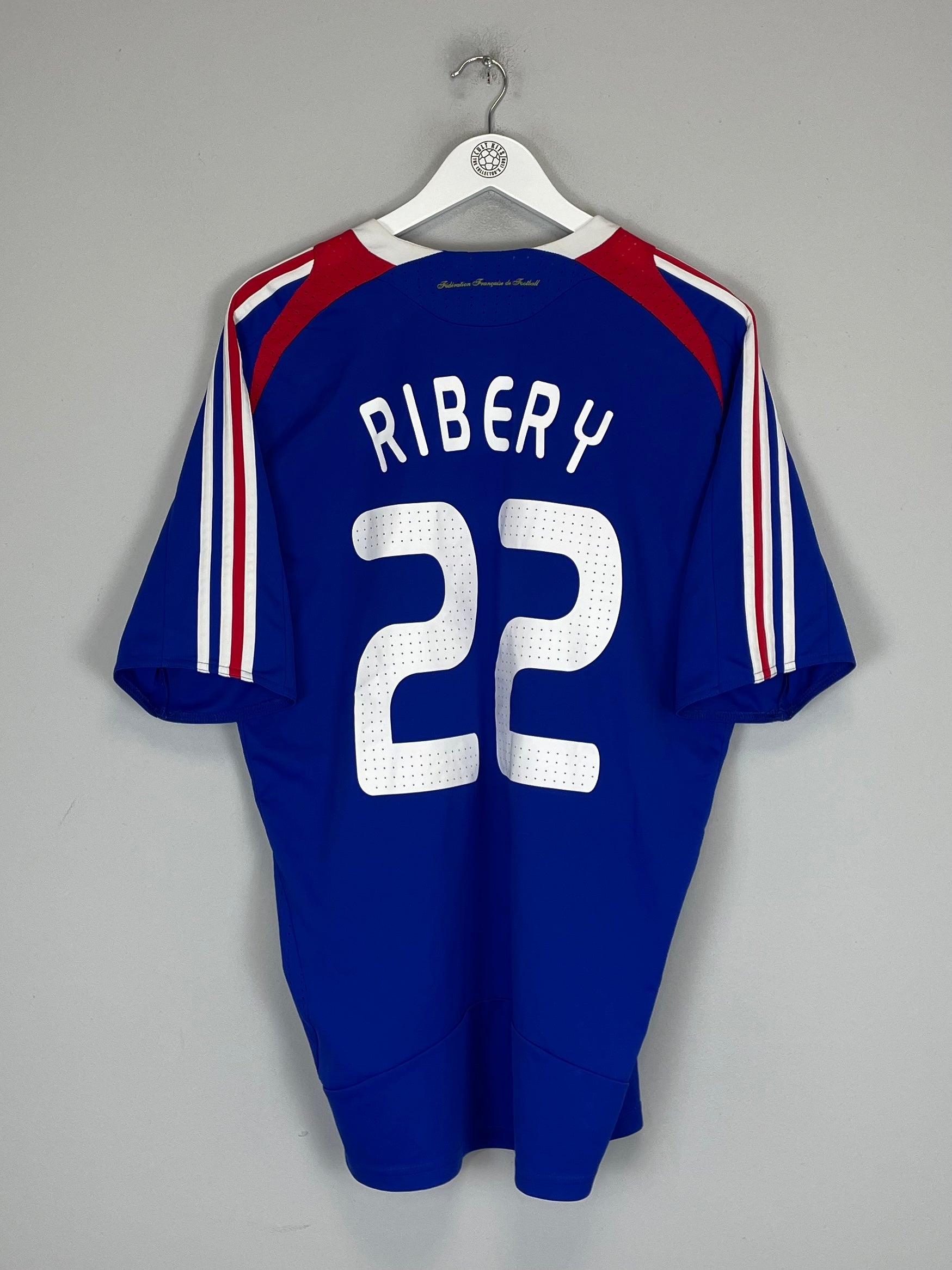 2007/08 FRANCE RIBERY #22 HOME SHIRT (XL) ADIDAS