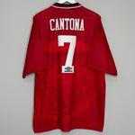 1994/96 MANCHESTER UNITED CANTONA #7 HOME SHIRT (XXL) UMBRO