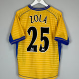 2000/01 CHELSEA ZOLA #25 AWAY SHIRT (M) UMBRO