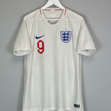 2018 ENGLAND KANE #9 HOME SHIRT (M) NIKE