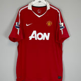 2010/11 MANCHESTER UNITED BERBATOV #9 HOME SHIRT (XXL) NIKE