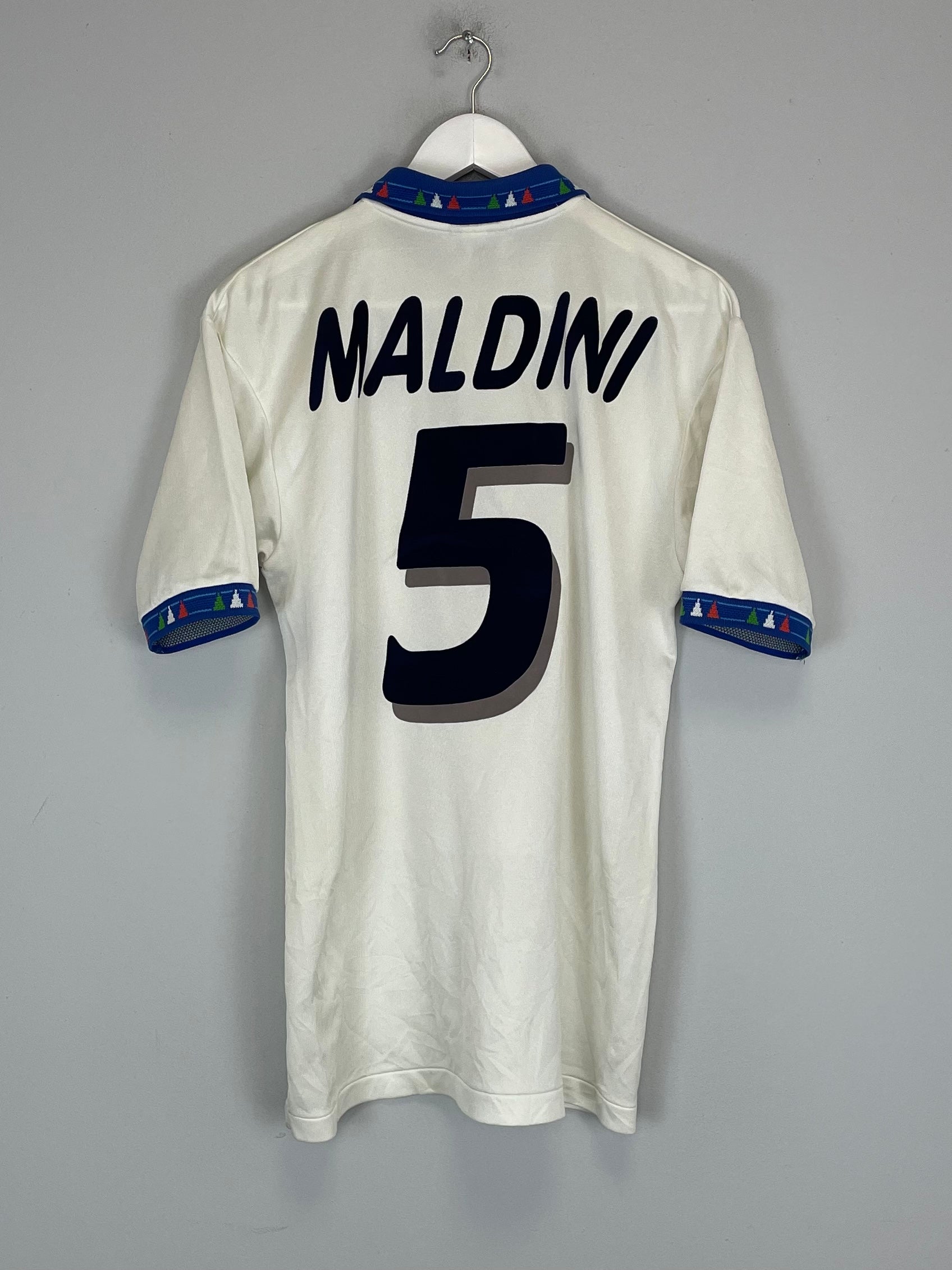 1994 ITALY MALDINI #5 AWAY SHIRT (L) DIADORA