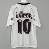 1998/99 SANTOS #10 HOME SHIRT (M) UMBRO