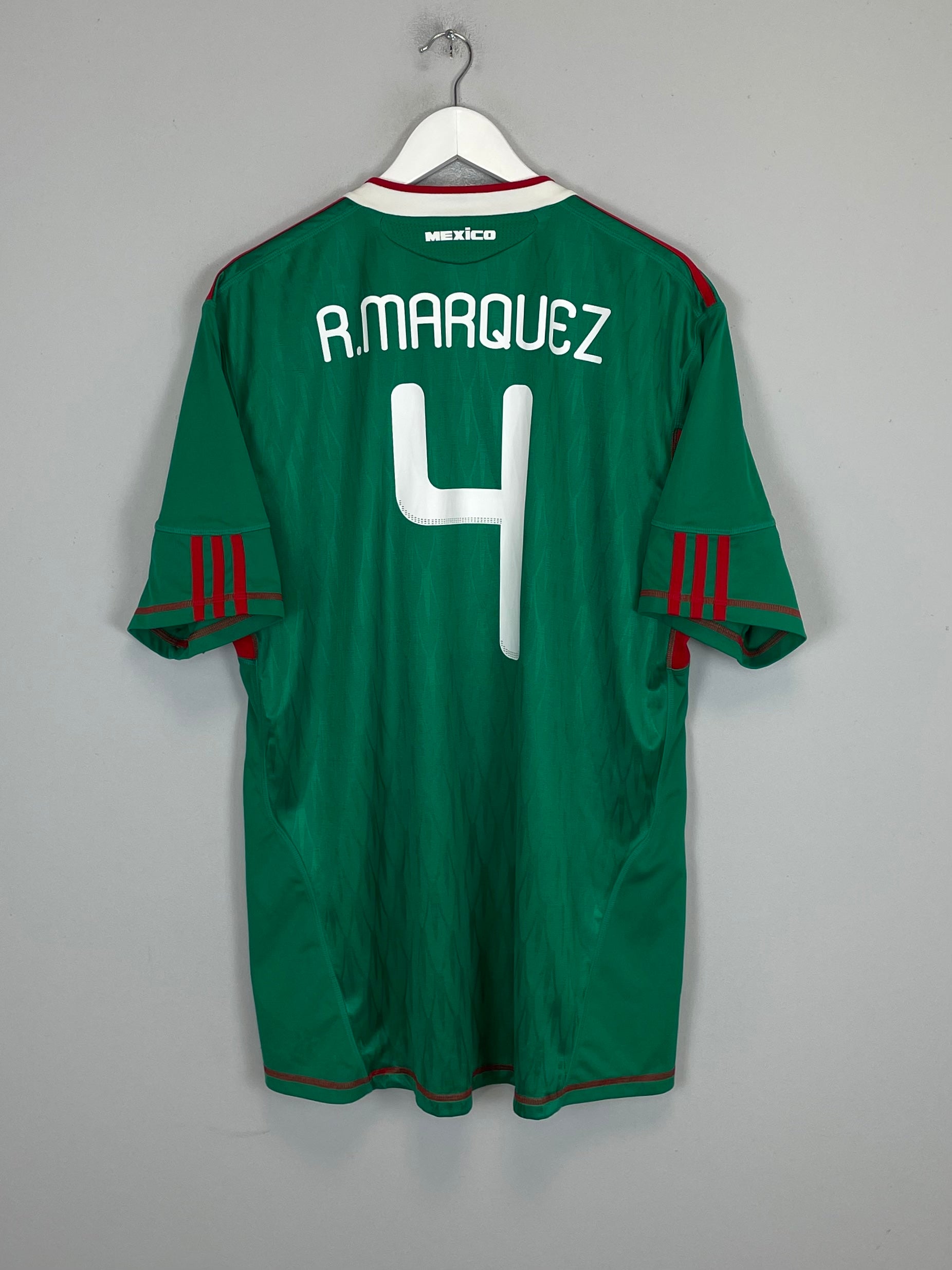 2010/11 MEXICO R.MARQUEZ #4 HOME SHIRT (XL) ADIDAS