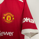 2021/22 MANCHESTER UNITED HOME SHIRT (L) ADIDAS