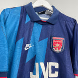 1995/96 ARSENAL BERGKAMP #10 AWAY SHIRT (XL) NIKE