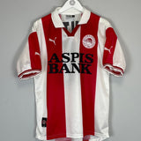 1999/00 OLYMPIAKOS HOUTOS #16 HOME SHIRT (M) PUMA