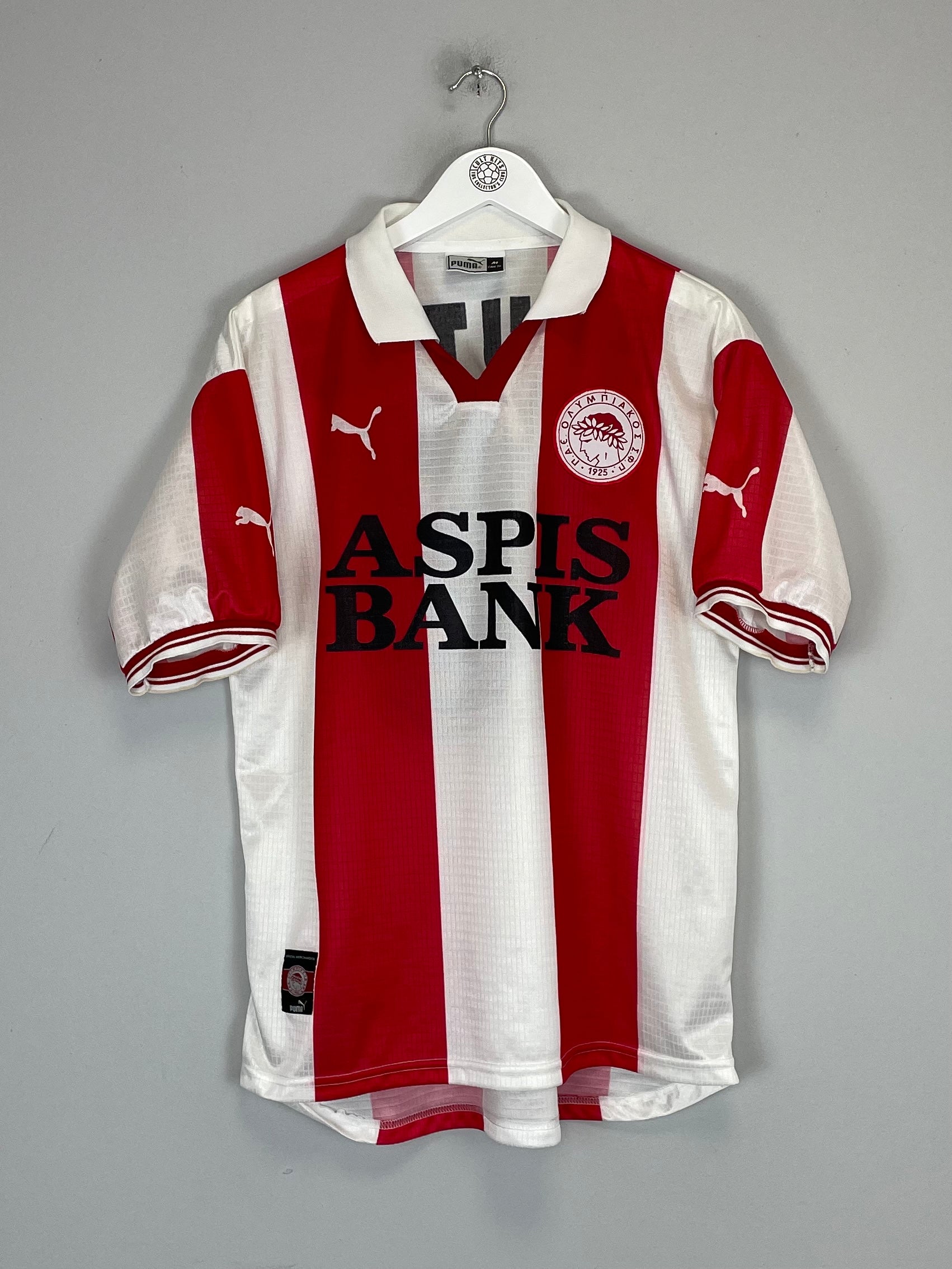 1999/00 OLYMPIAKOS HOUTOS #16 HOME SHIRT (M) PUMA