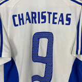 2004/05 GREECE CHARISTEAS #9 HOME SHIRT (M) ADIDAS