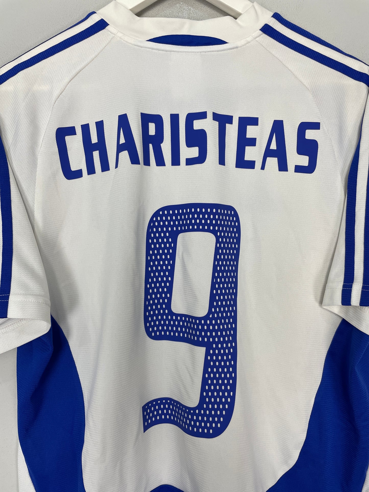 CULT KITS - 2004/05 GREECE CHARISTEAS #9 HOME SHIRT (M) ADIDAS – Cult Kits