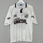 1998/99 SANTOS #10 HOME SHIRT (M) UMBRO