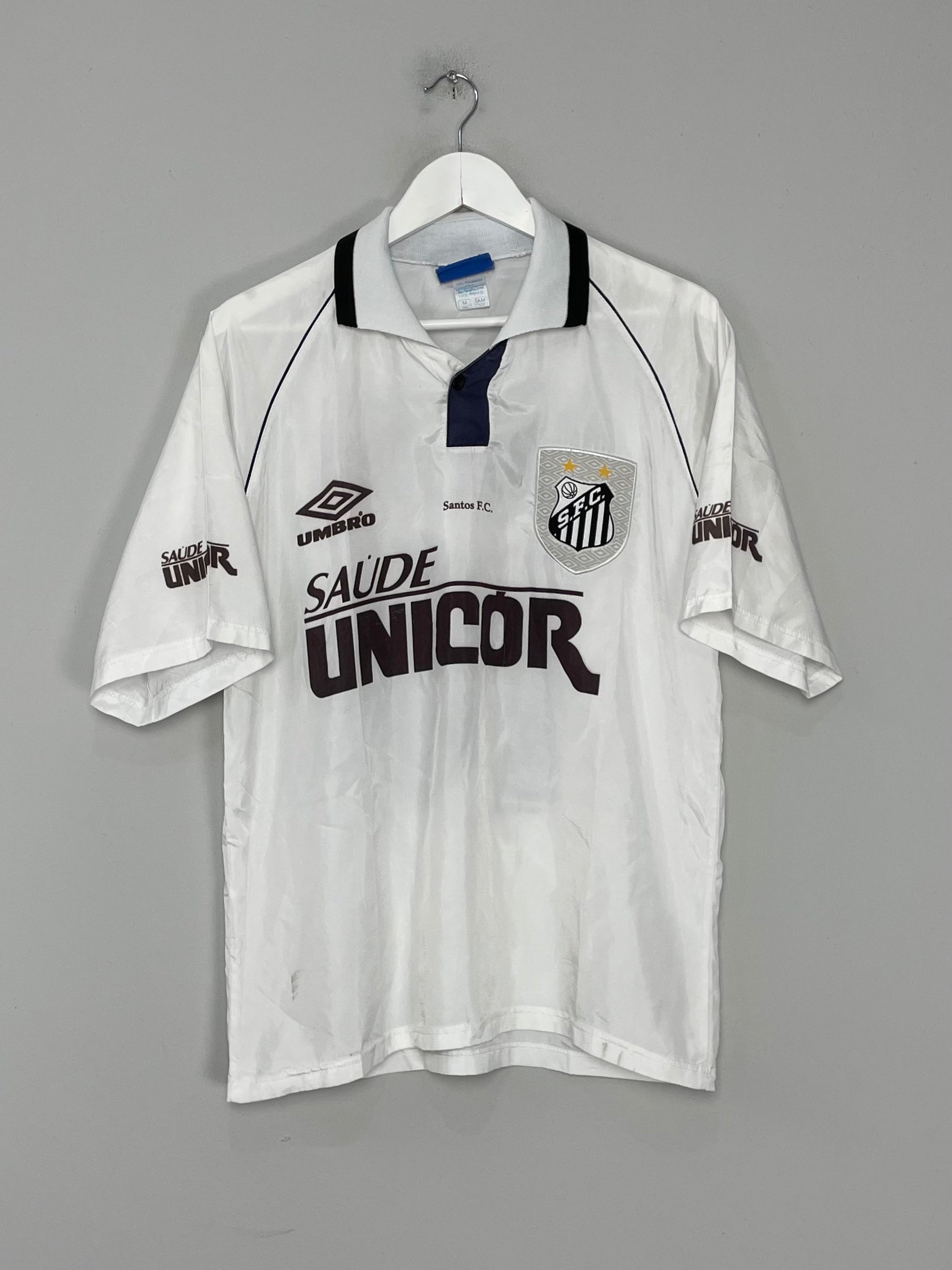 1998/99 SANTOS #10 HOME SHIRT (M) UMBRO