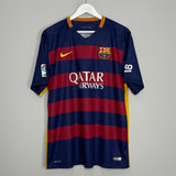 2015/16 BARCELONA MESSI #10 HOME SHIRT (XL) NIKE