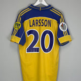 2000/02 SWEDEN LARSSON #20 HOME SHIRT (L) ADIDAS