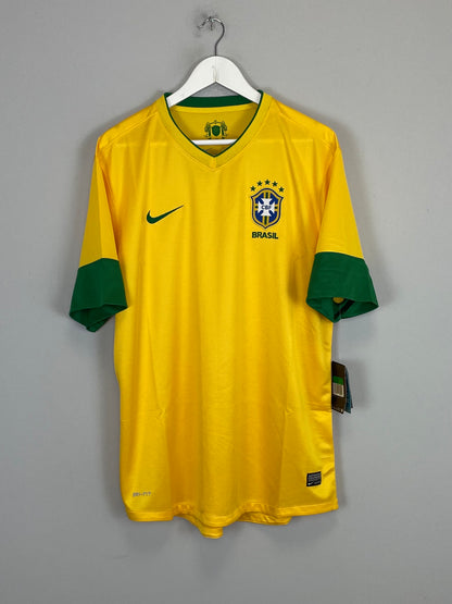 2012/13 BRAZIL *BNWT* HOME SHIRT (XL) NIKE