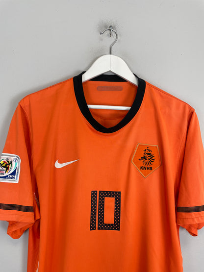 2010/11 NETHERLANDS SNEIJDER #10 HOME SHIRT (XL) NIKE