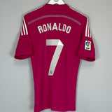 2014/15 REAL MADRID RONALDO #7 AWAY SHIRT (S) ADIDAS