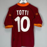 2001/02 ROMA TOTTI #10 HOME SHIRT (L) KAPPA