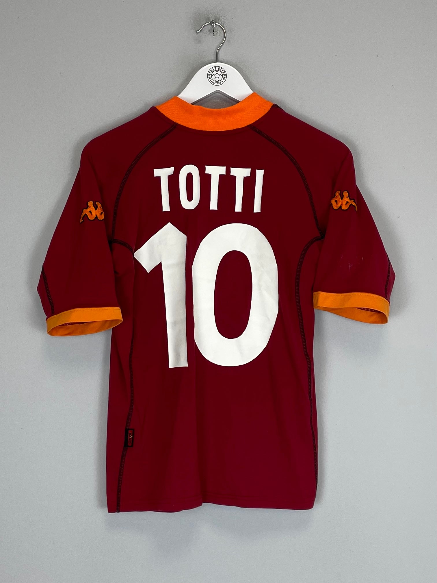 2001/02 ROMA TOTTI #10 HOME SHIRT (L) KAPPA