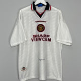 1996/97 MANCHESTER UNITED CANTONA #7 AWAY SHIRT (XXL) UMBRO