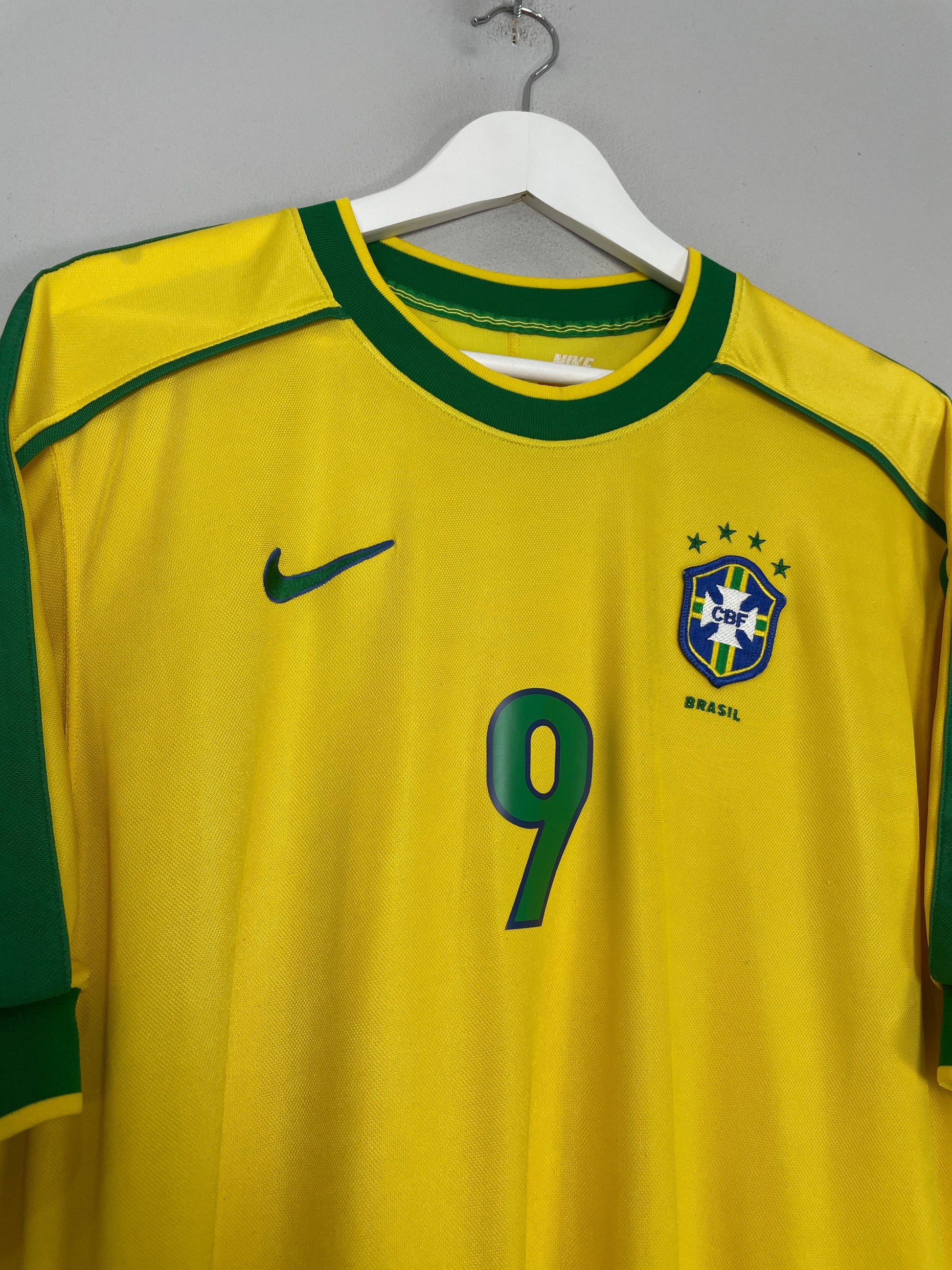 CULT KITS - 1998/00 BRAZIL RONALDO #9 AWAY SHIRT (XL) NIKE – Cult Kits