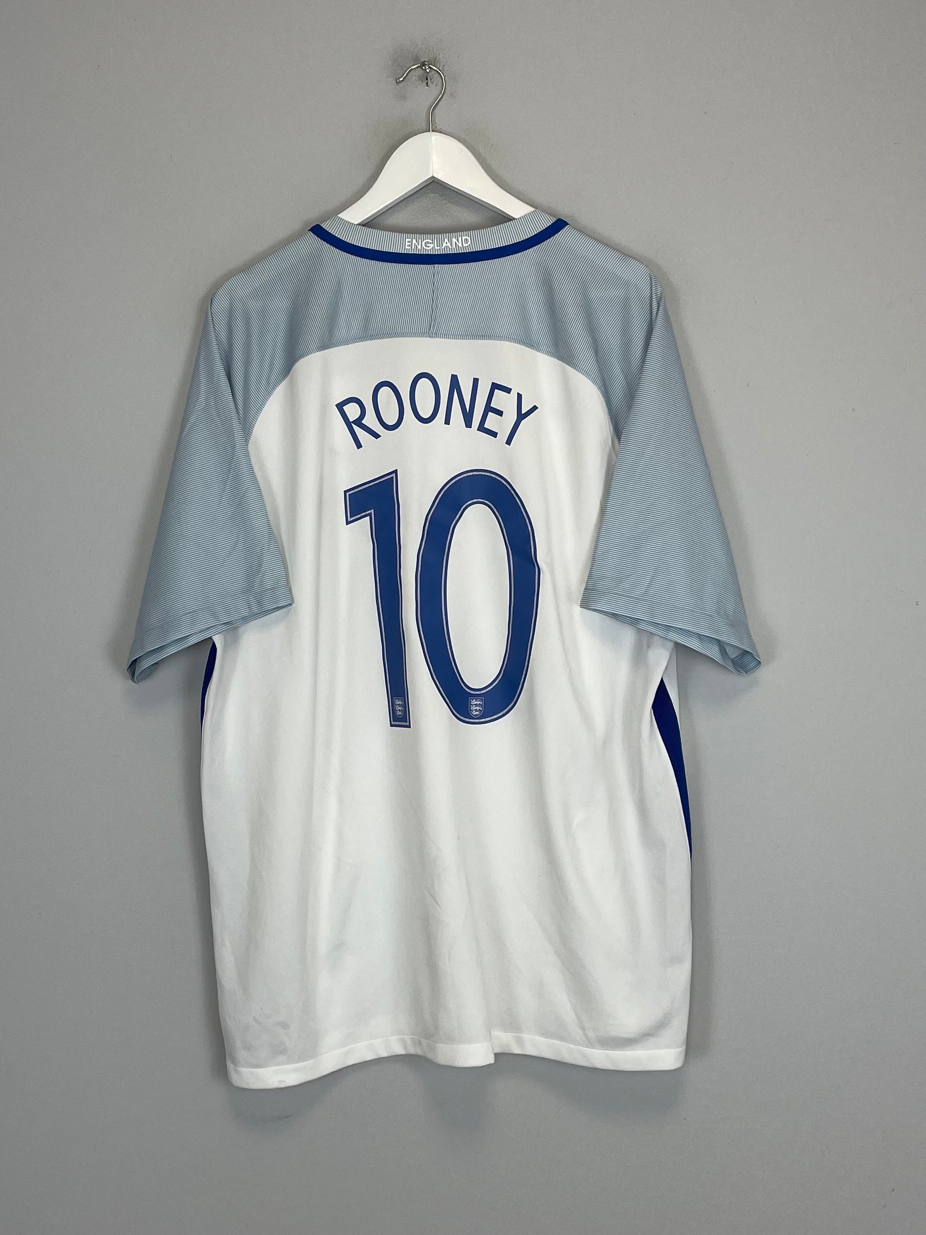 2016/17 ENGLAND ROONEY #10 HOME SHIRT (XXL) NIKE