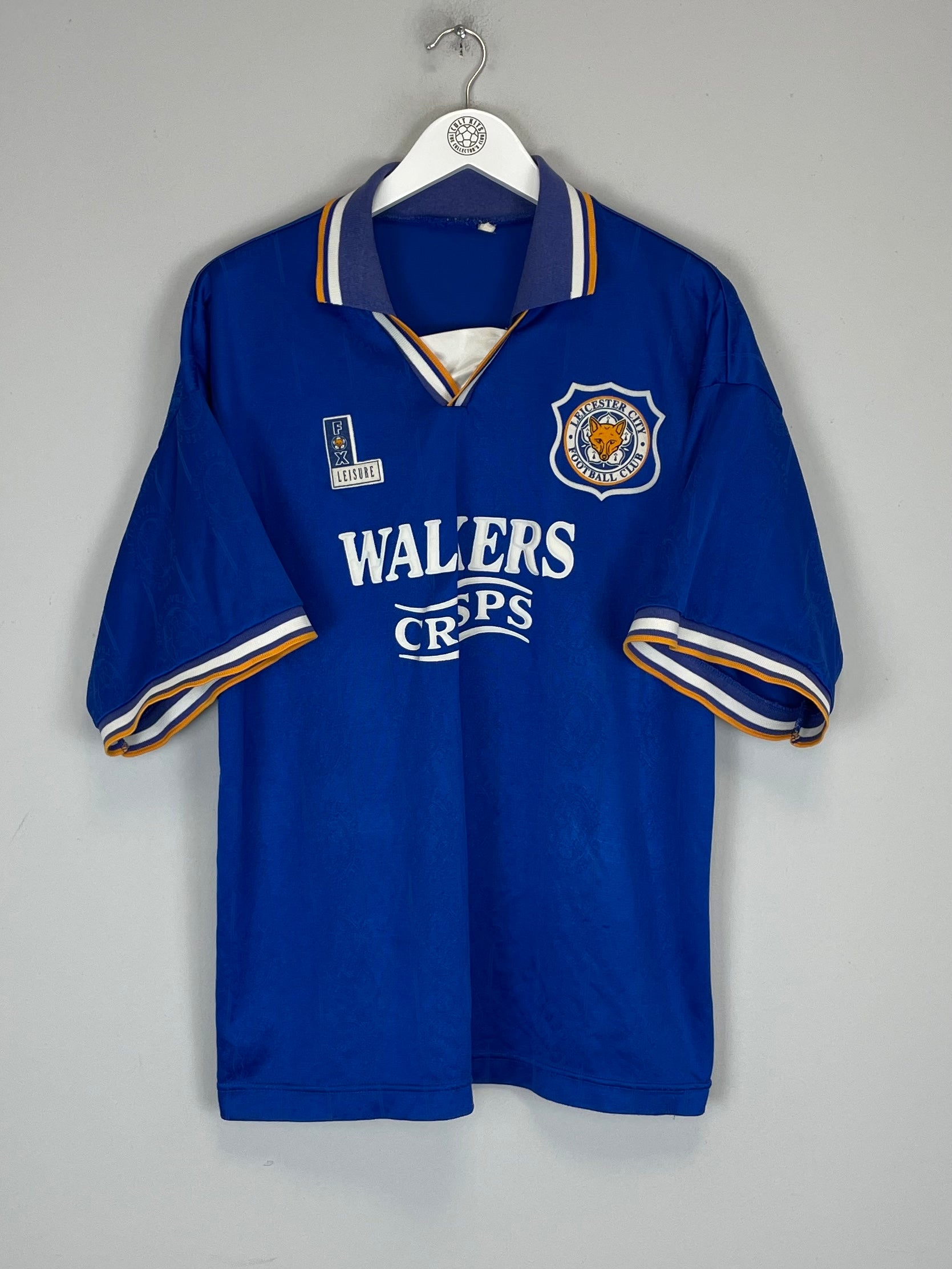 1994/96 LEICESTER CITY HOME SHIRT (L) FOX LEISURE