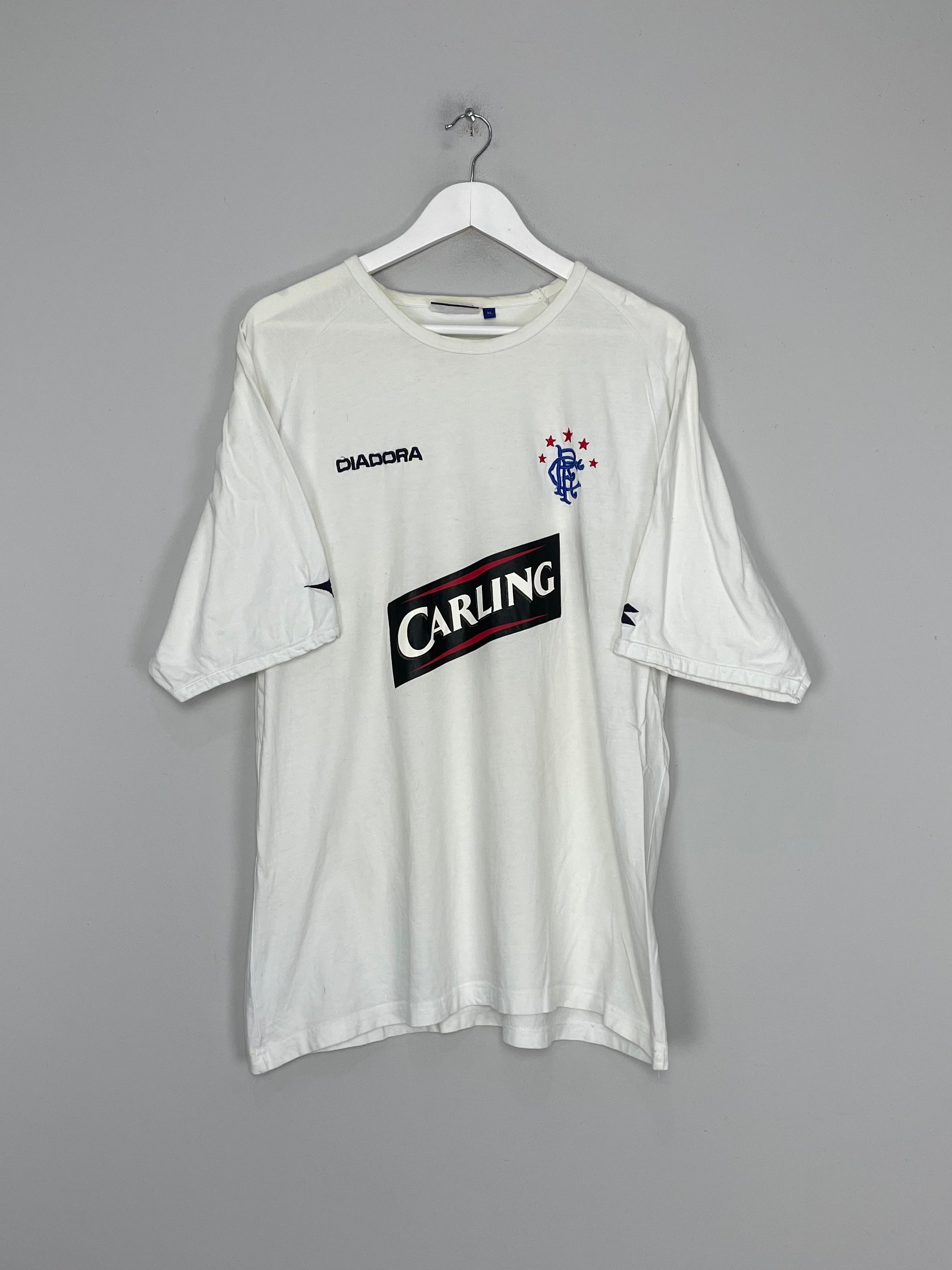 2007/08 RANGERS T-SHIRT (XL) DIADORA