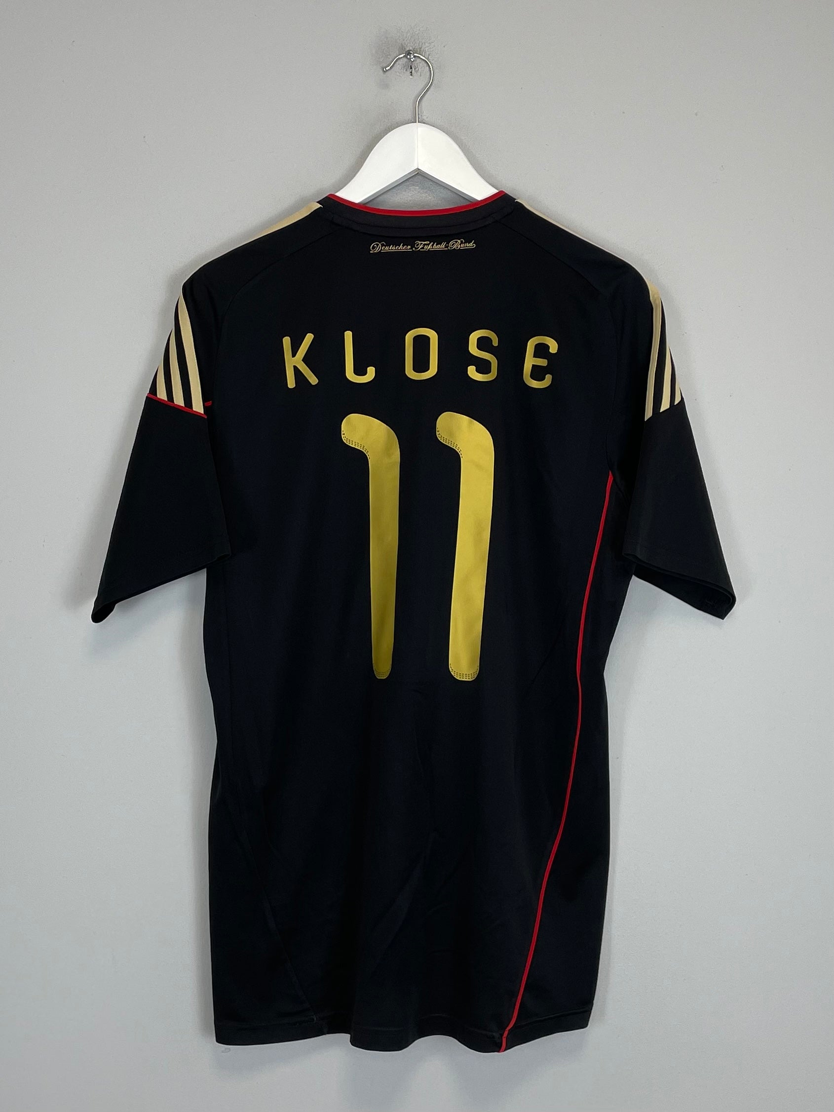 2010/11 GERMANY KLOSE #11 AWAY SHIRT (M) ADIDAS