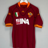 2001/02 ROMA TOTTI #10 HOME SHIRT (L) KAPPA