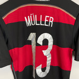 2014/15 GERMANY MULLER #13 AWAY SHIRT (S) ADIDAS