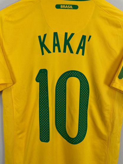 2010/12 BRAZIL KAKA #10 HOME SHIRT (S) NIKE