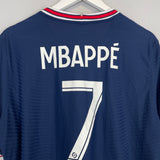 2021/22 PSG MBAPPE #7 HOME SHIRT (XL) JORDAN