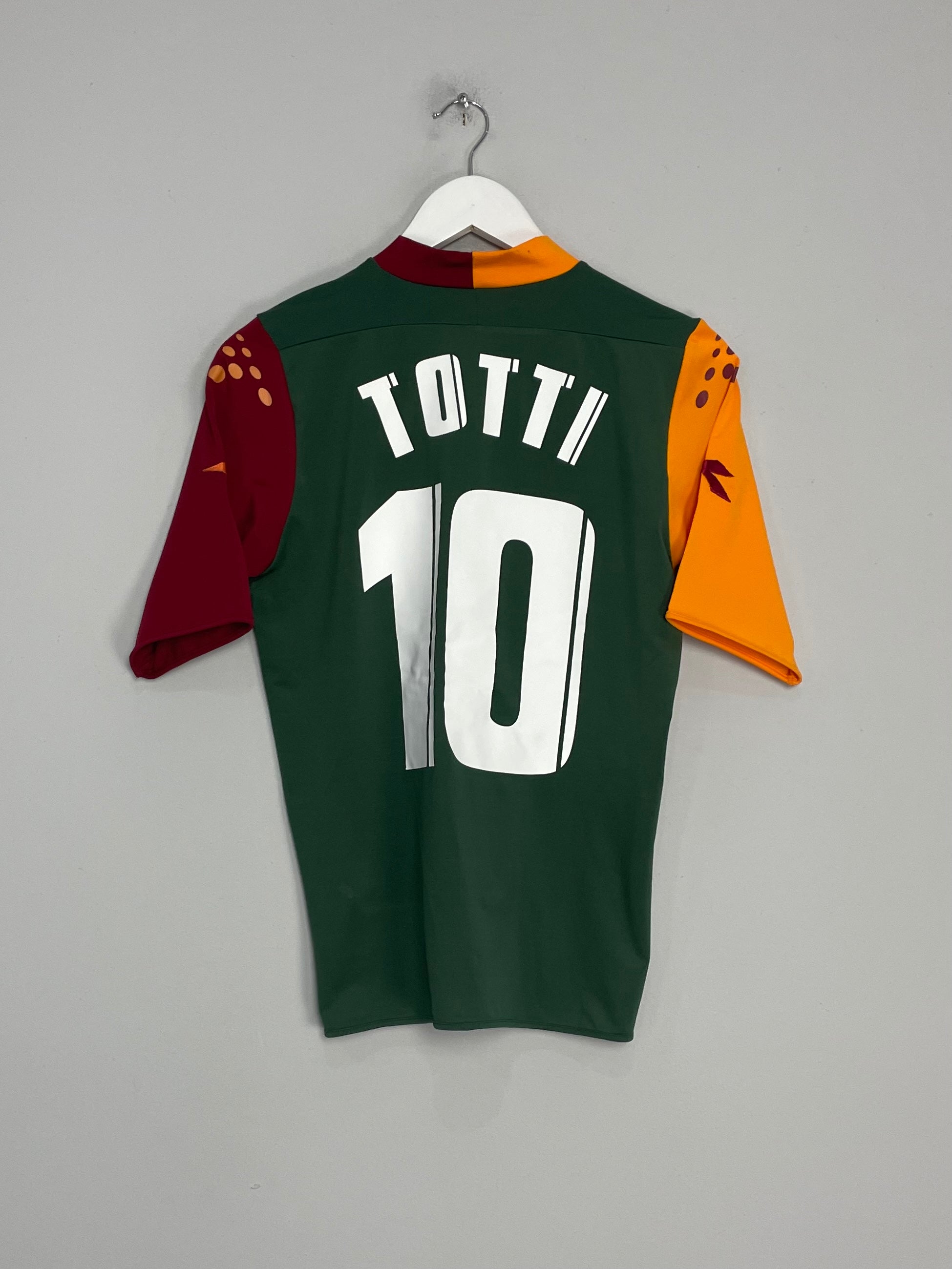 2005/06 ROMA TOTTI #10 AWAY SHIRT (M) DIADORA