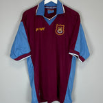 1997/98 WEST HAM HOME SHIRT (L) PONY