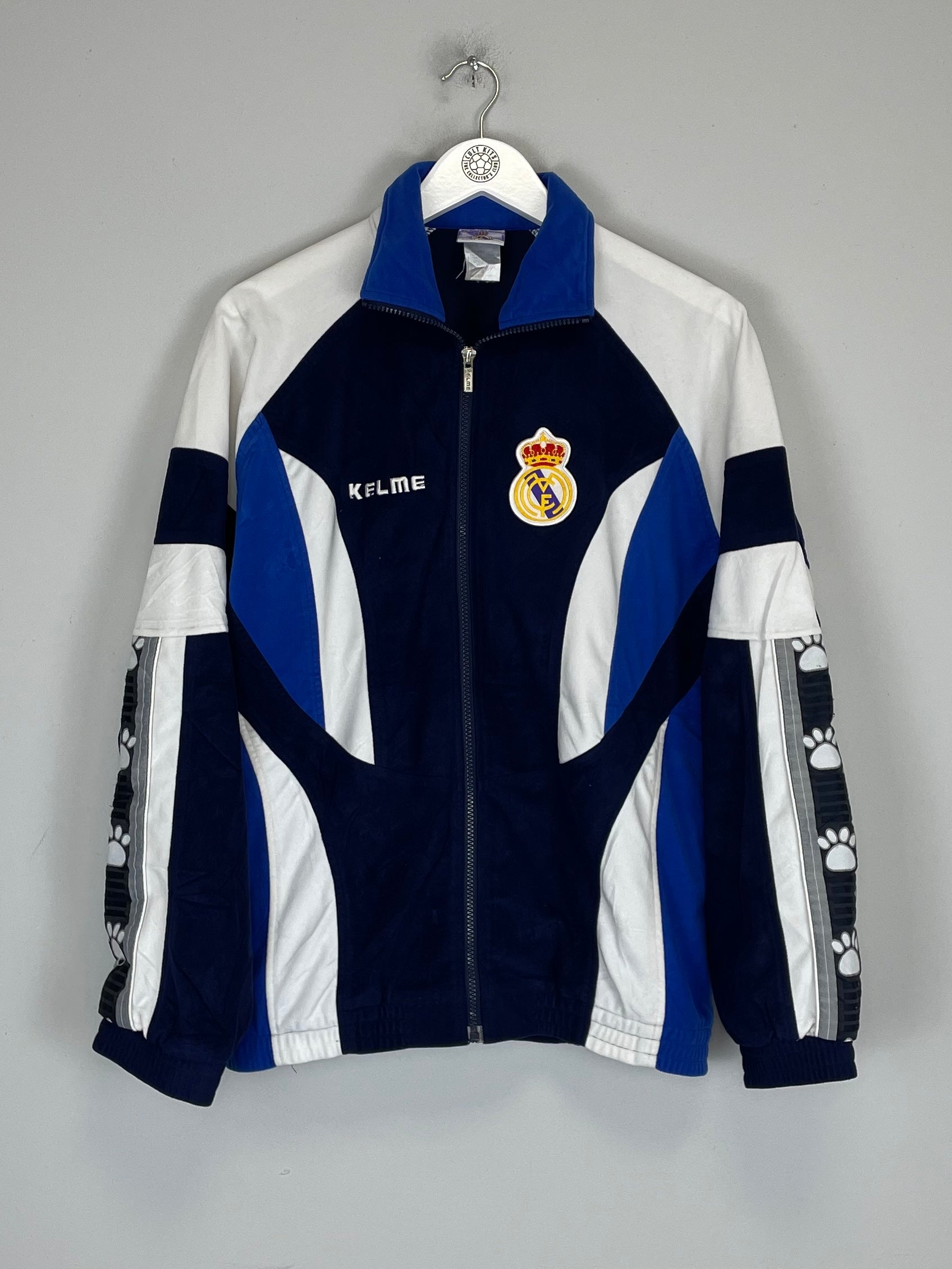 1996/97 REAL MADRID TRACKSUIT TOP (S) KELME