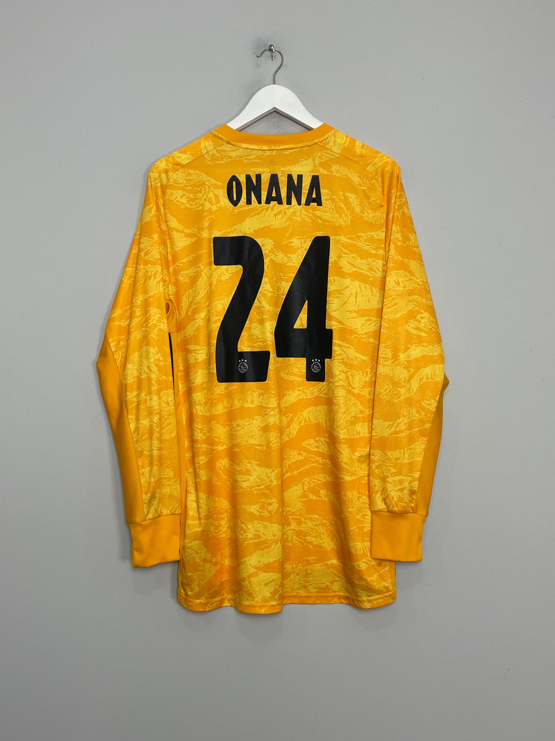 2019/20 AJAX ONANA #24 *PLAYER ISSUE* GK SHIRT (L) ADIDAS