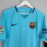 2017/18 BARCELONA MESSI #10 *BNWT* AWAY SHIRT (M) NIKE