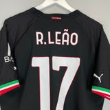 2022/23 AC MILAN R.LEAO #17 *AUTHENTIC* HOME SHIRT (XXL) PUMA