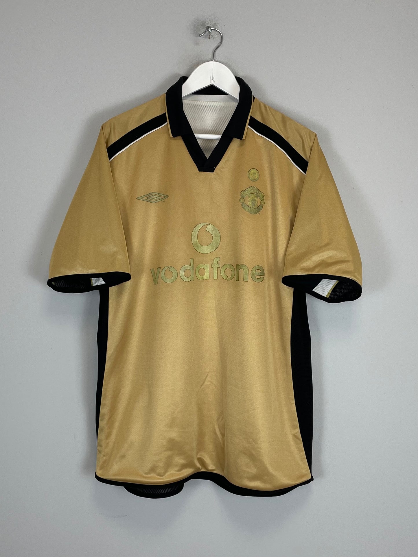 2001/02 MANCHESTER UNITED *CENTENARY* AWAY/THIRD SHIRT (L) UMBRO