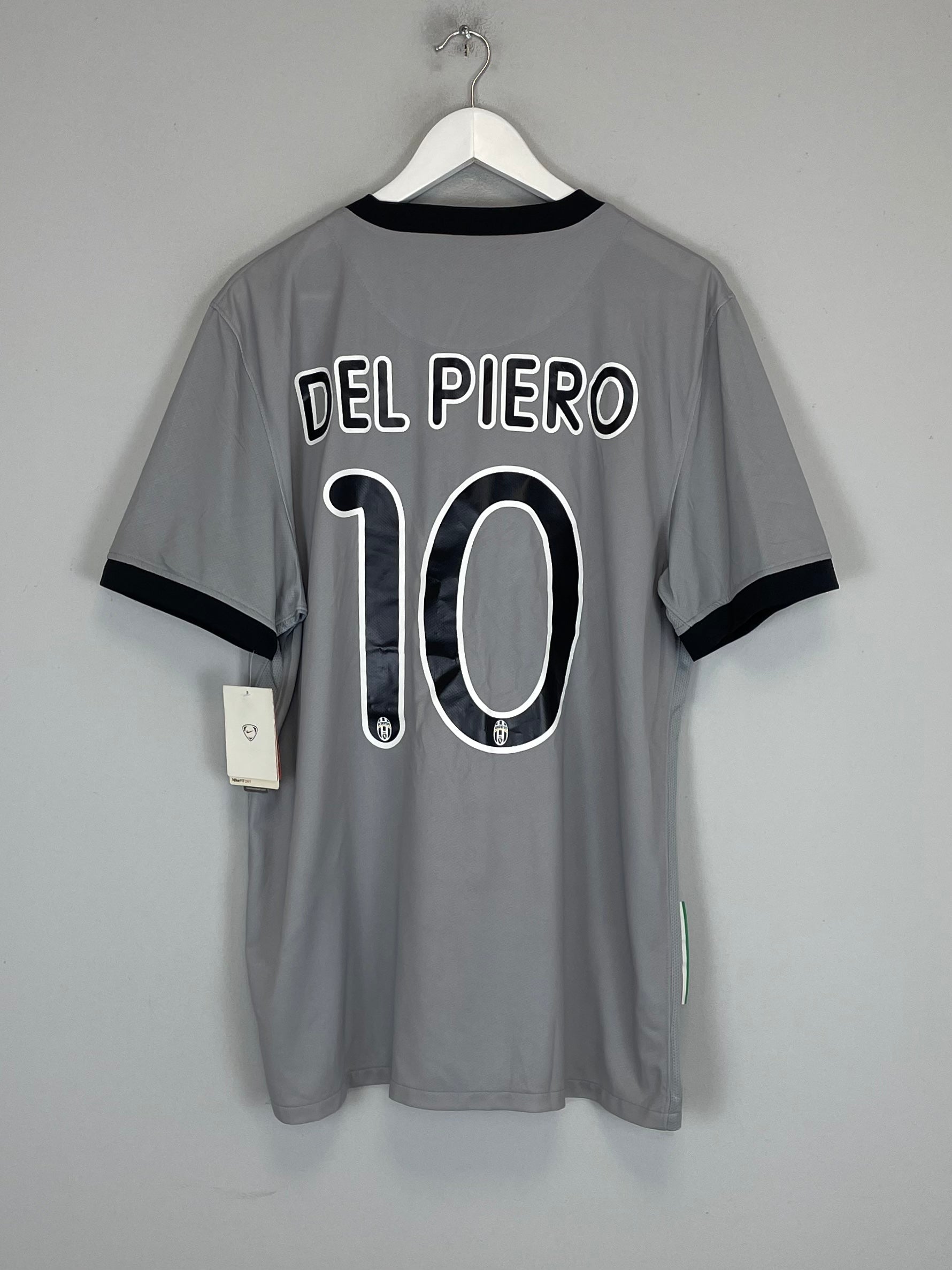 2009/11 JUVENTUS DEL PIERO #10 *BNWT* AWAY SHIRT (L) NIKE