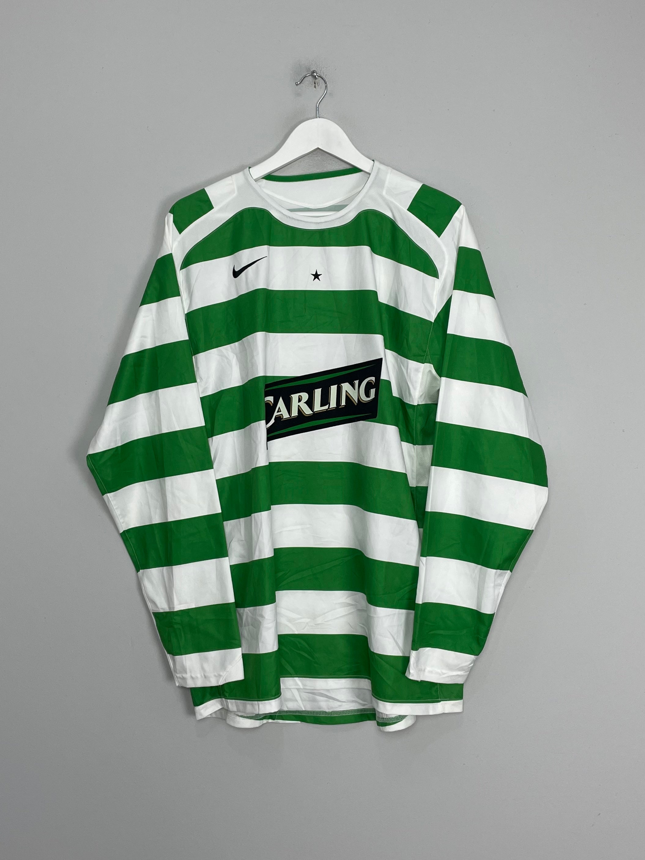 2005/07 CELTIC L/S HOME SHIRT (L) NIKE